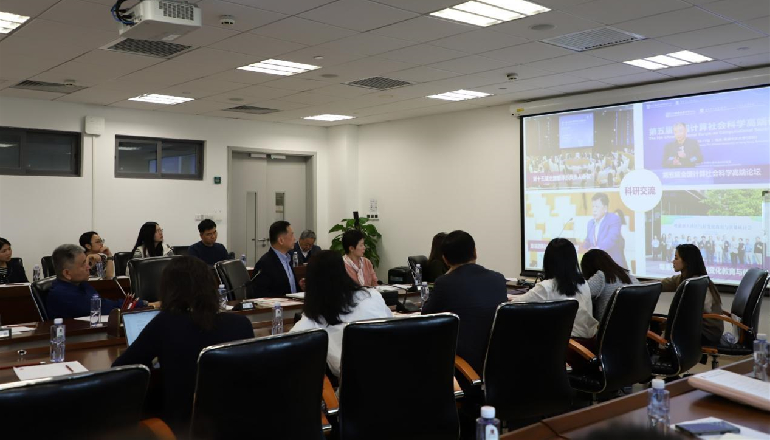 我院（联）党组成员、副院长杨建同志率队赴香港中文大学（深圳）调研
